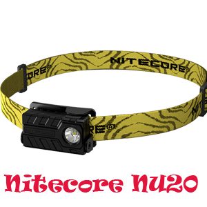 NITECORE NU20 白光 羽量級便攜式頭燈 USB直充 360流明 含USB線 路跑燈