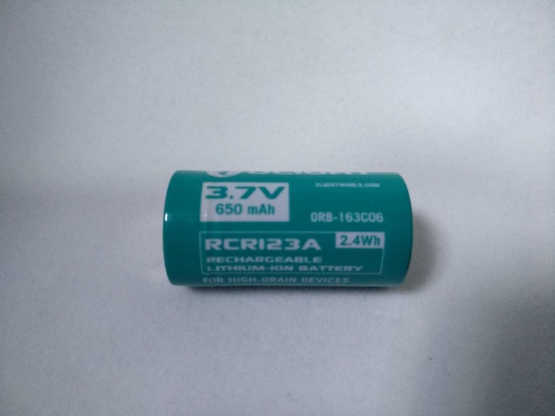 Olight ORB-163C06 RCR123A 650mAh 原廠電池 H1R 專用電池 限隨手電筒購買