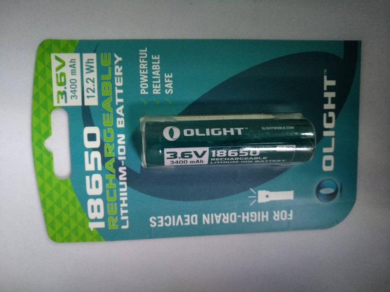 Olight ORB-186L34 18650 3400mAh 3.6V 原廠電池 限隨手電筒購買
