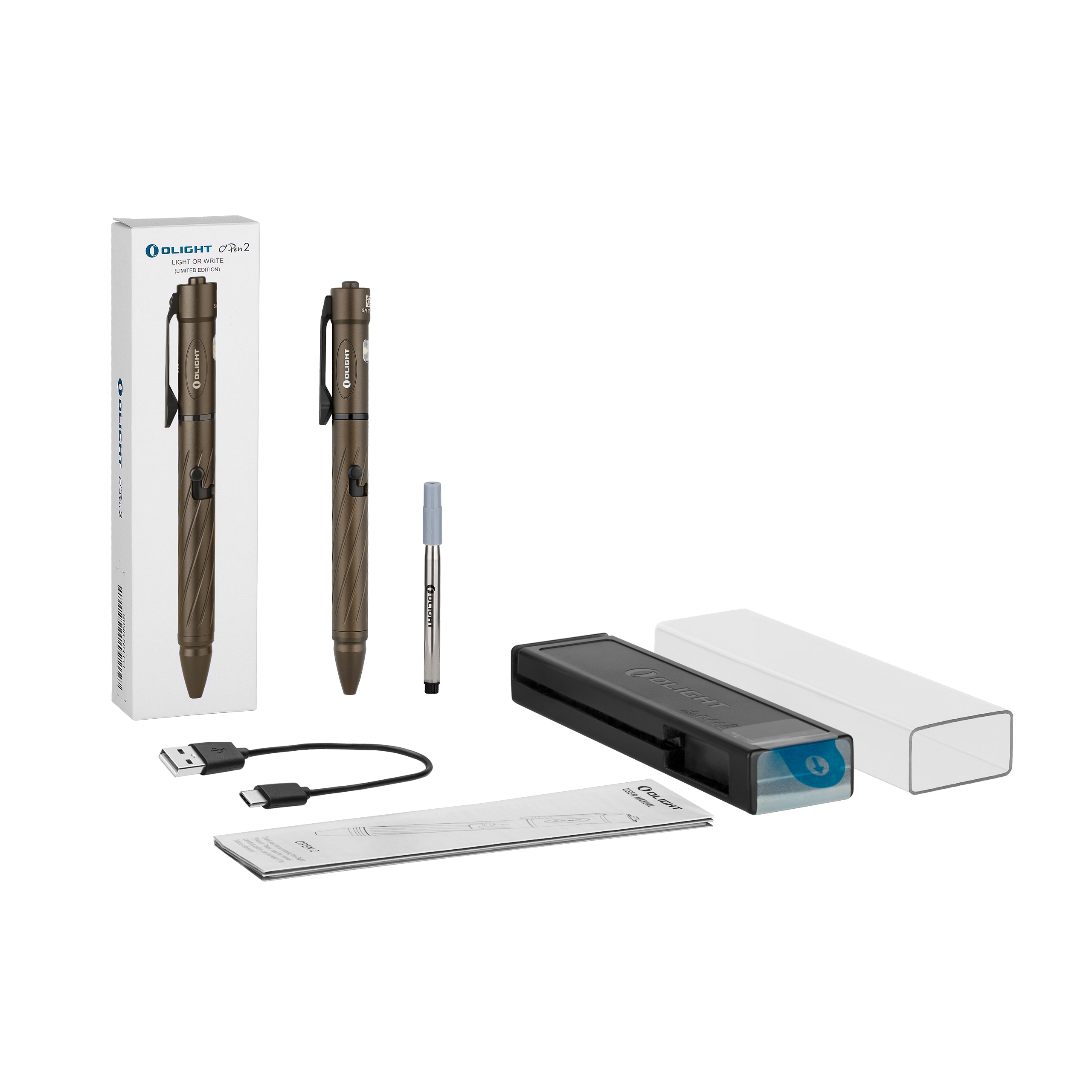 Olight OPEN2 筆燈 120流明 書寫兼照明 USB Type-C 充電 L型槍栓機械 台灣代理商 OPEN2 open 2 Olight OPEN2 筆燈 120流明 書寫兼照明 USB Type-C 充電 L型槍栓機械 台灣代理商 OPEN2 open 2