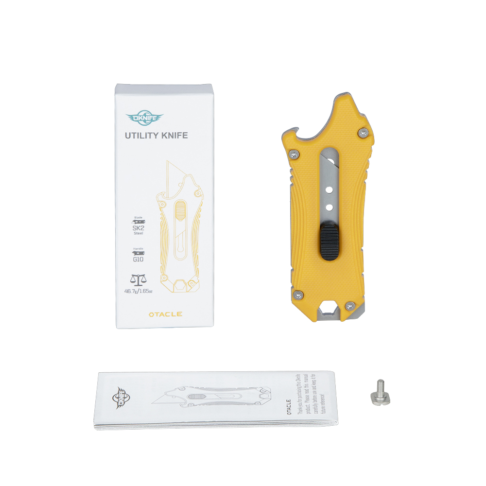 OLIGHT Otacle 黃色 五合一隨身小工具 五種工具 開瓶器/撬桿/一字螺絲刀/六角扳手