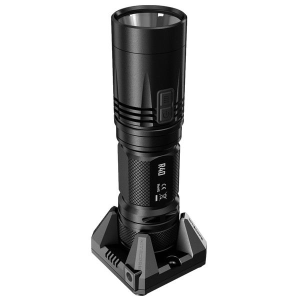 Nitecore R40無線充電遠射26650強光手電探索戶外EDC裝備 Nitecore R40無線充電遠射26650強光手電探索戶外EDC裝備