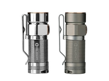 【停產】Olight S1-Ti 拋光/噴砂 中白光 480流明 側按調光EDC 手電筒