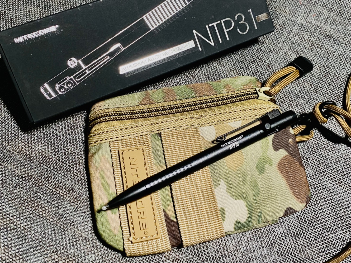 NITECORE NTP31 多功能戰術筆 雙向槍栓 鋁合金 鎢鋼頭 輕量 EDC 德國筆芯 書寫 防衛 戰術