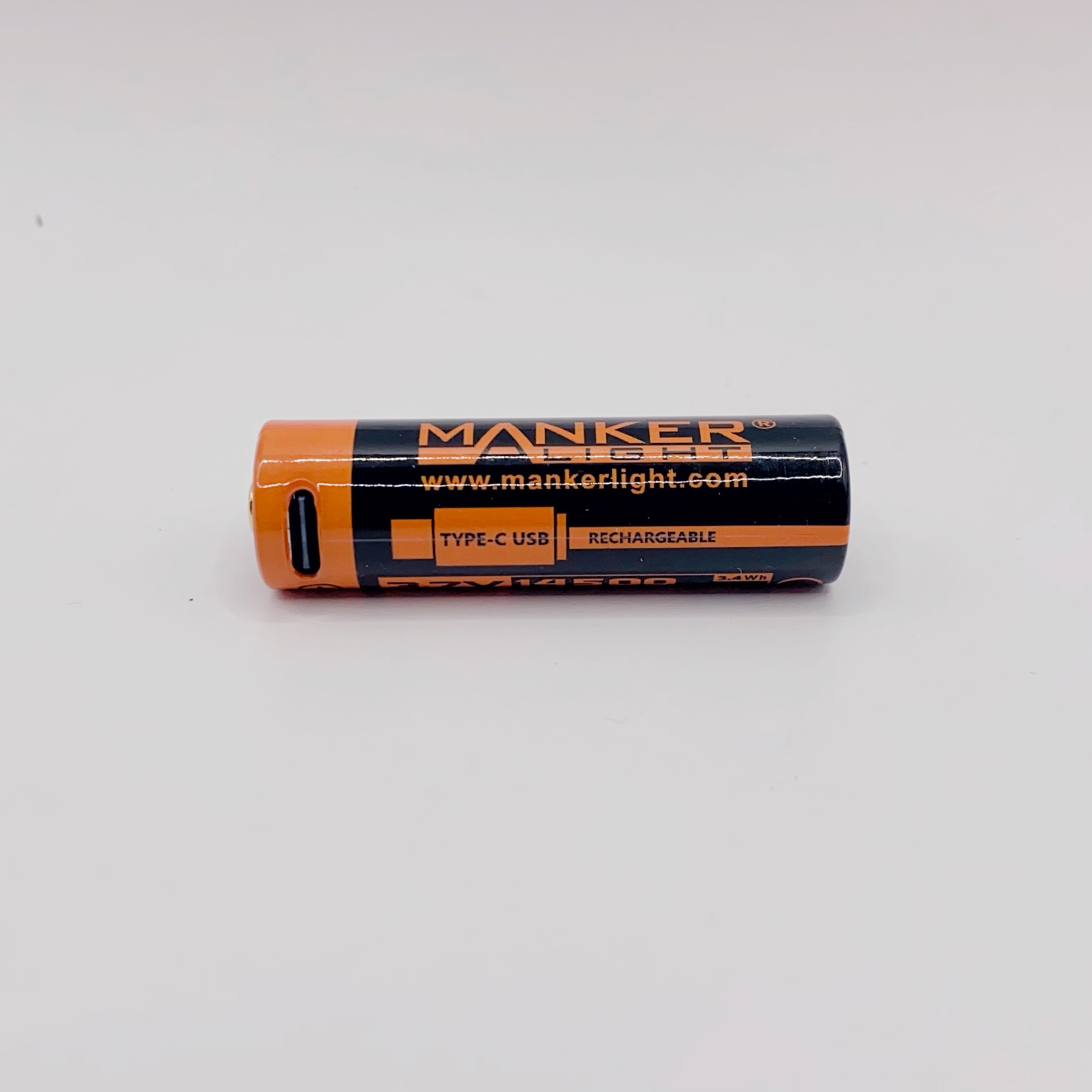 Manker 14500 920mAh 3.7v 鋰電池 USB-C 限隨手電筒加購