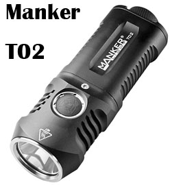 Manker T02 1500流明 2AA兼容14500鋰電