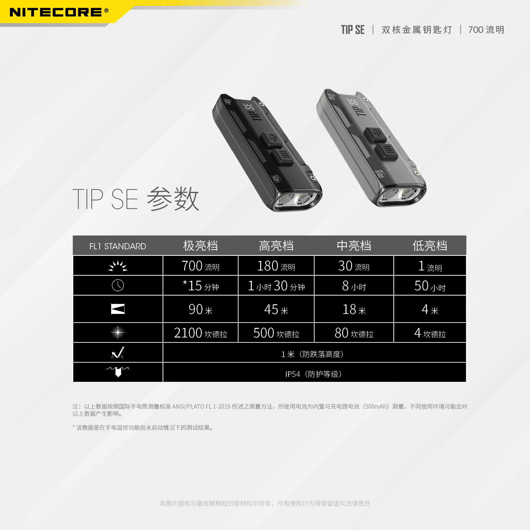 NITECORE TIP SE 700流明 鑰匙燈 USB TYPE-C直充 手電筒