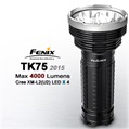 Fenix TK75 2015 4000流明(公司貨)超高亮便攜搜索手電筒 18650*4 可加購延長筒