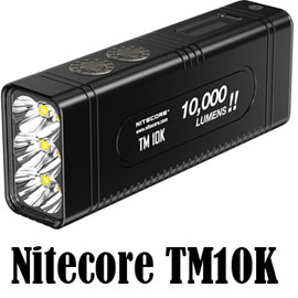 Nitecore TM10K 10000流明 USB 小怪獸 二檔續行兩小時 掌上型手電筒 