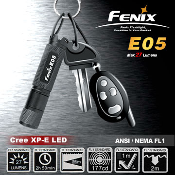 【已完售-請參考新版2014】Fenix E05 LED mini型手電筒 【已完售-請參考新版2014】Fenix E05 LED mini型手電筒