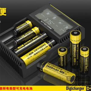 NiteCore D4 總代理公司貨 數位顯示充電器 磷酸鋰鐵 (限隨手電筒加購)