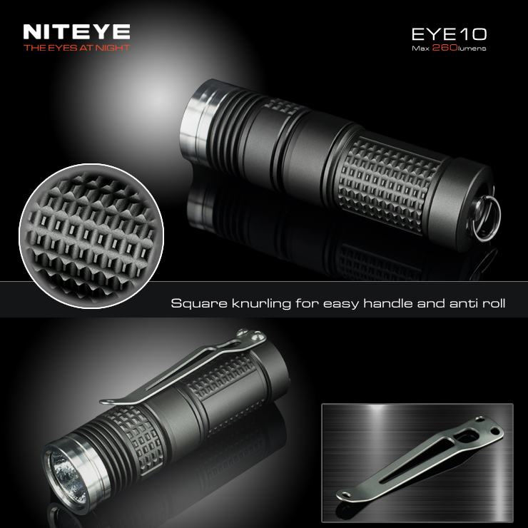 Niteye EYE10 無極磁環EDC小筒 XM-L U2 LED 最高亮度200流明