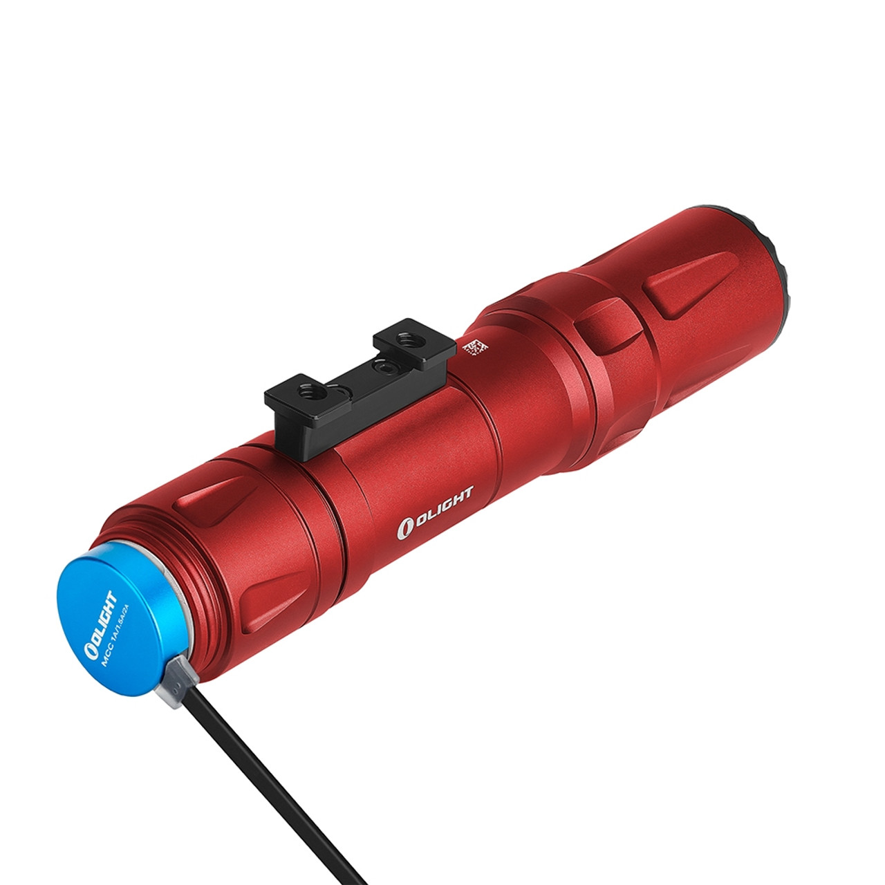 美國限量版紅色Olight ODIN 2000流明 300米 戰術槍燈 皮卡汀尼 磁吸充電 快拆 附線控夾具 可加購M-lok夾具 標準版 兩段式