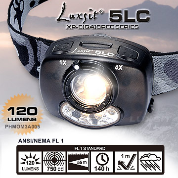 Luxsit 5LC 四光源照明頭燈 Luxsit 5LC 四光源照明頭燈