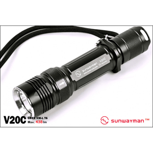 Sunwayman V20C 磁環調控 無級調光戰術手電