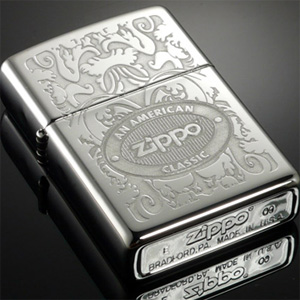 美國經典防風打火機 Zippo - 美版 - 蝕刻加工 Double Lustre 頂部加工(#24751)